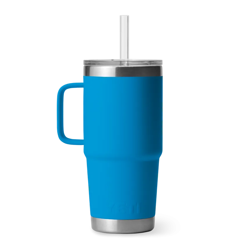 Rambler® 25 oz Mug W/Straw Lid - Big Blue Wave