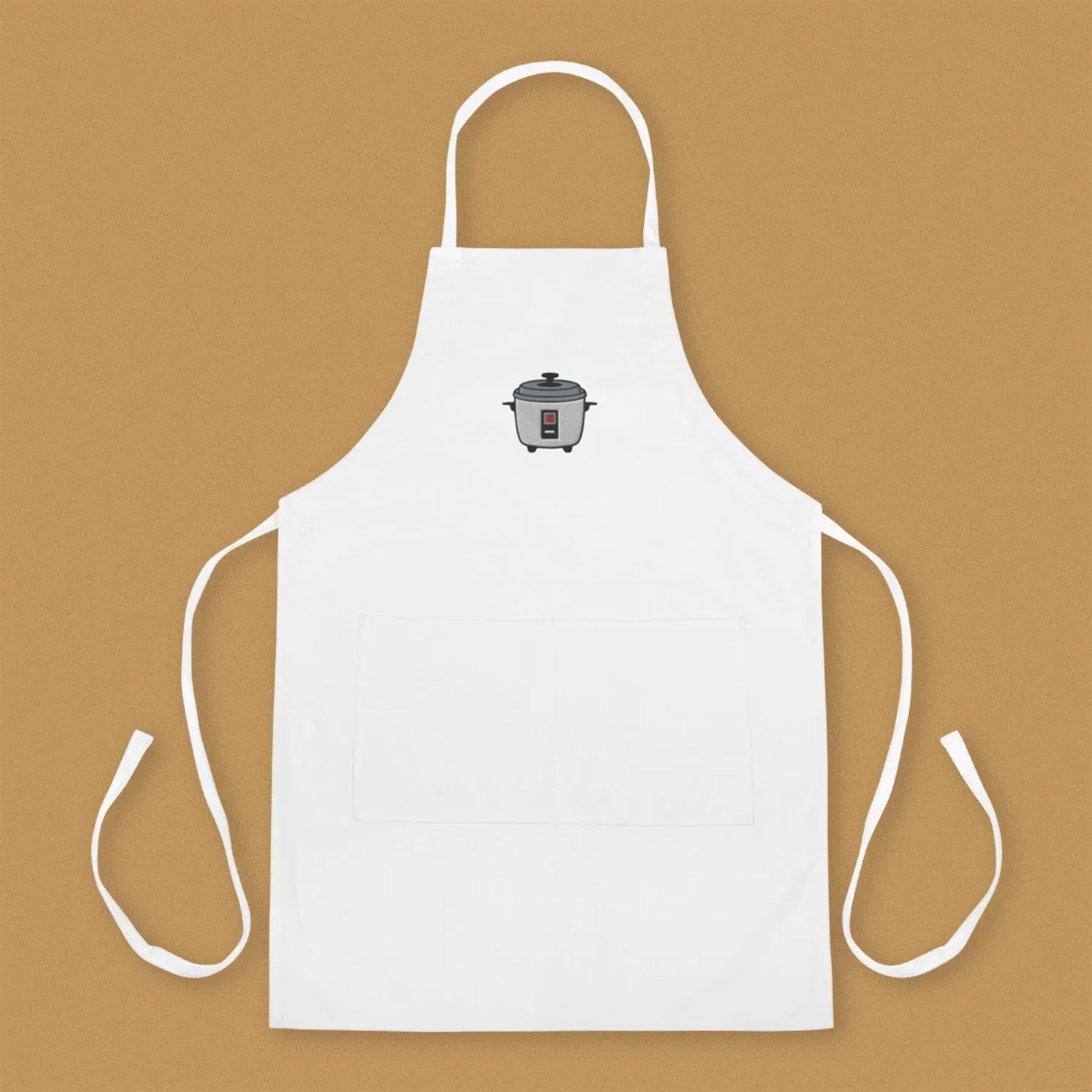 Rice Cooker Embroidered Apron