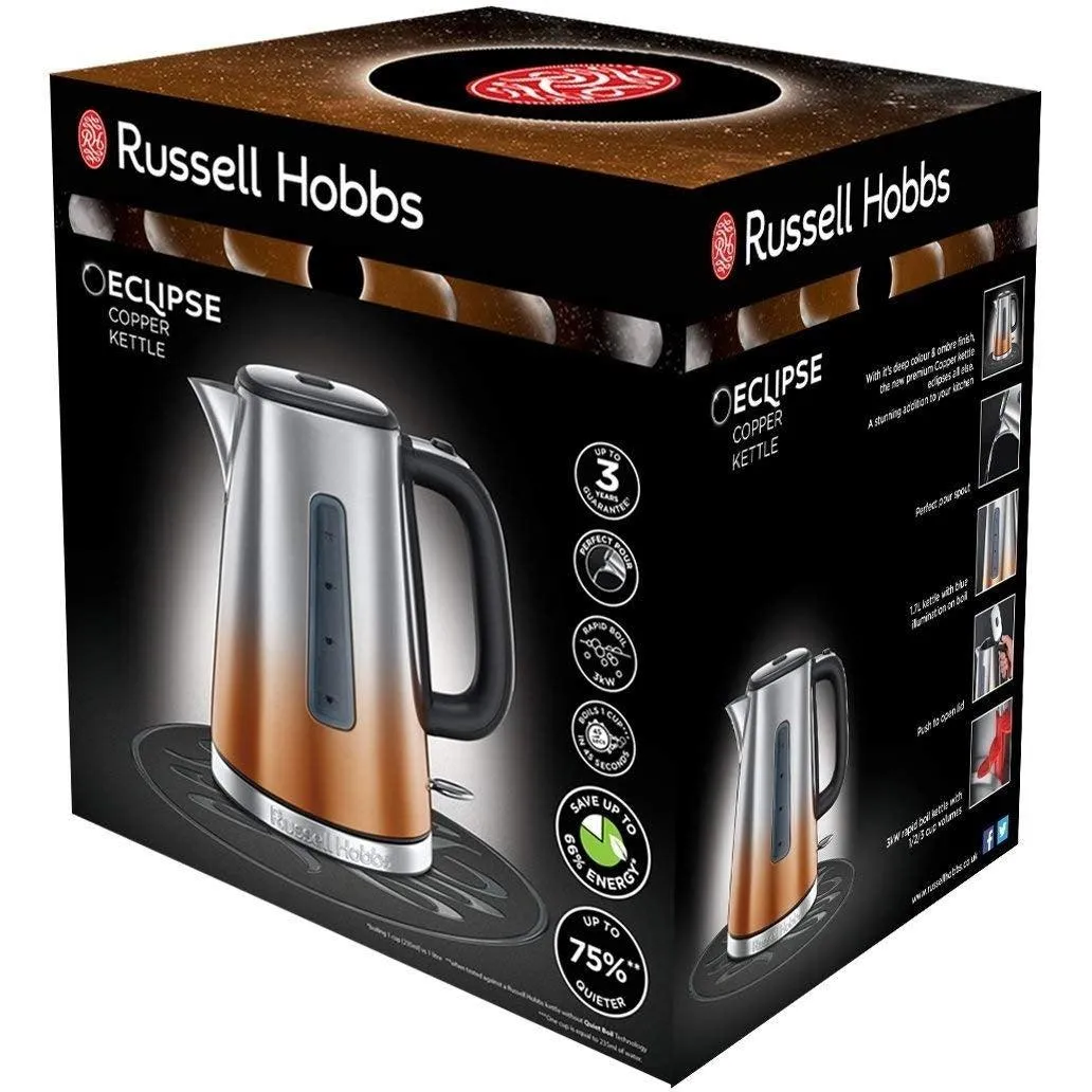 Russell Hobbs 1.7L Eclipse Kettle - Copper Sunset | 25113