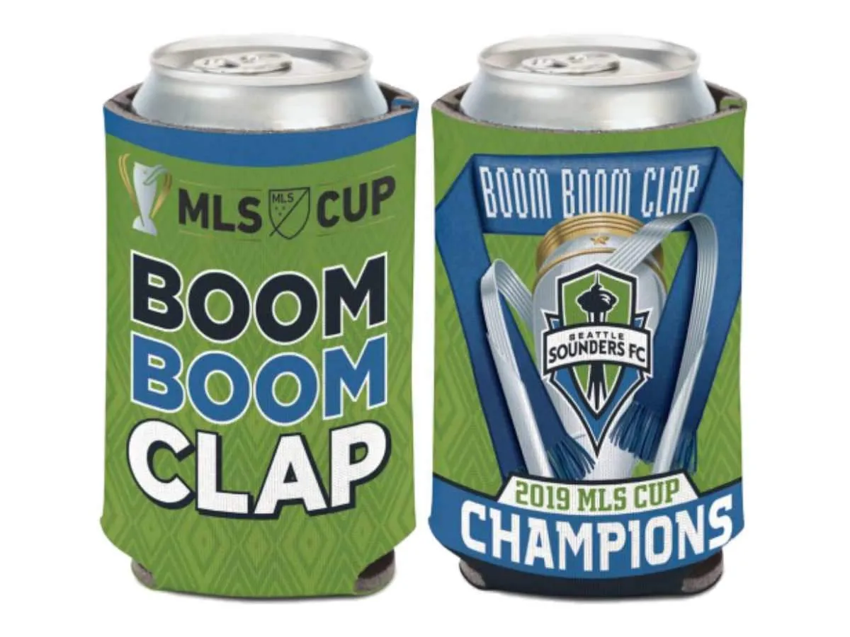 Seattle Sounders 2019 MLS Cup Champions WinCraft "Boom Boom Clap" Can Cooler