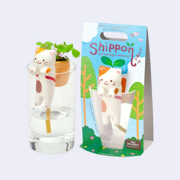 Shippon Self-Watering Mini Planter (Cat x Wild Strawberry)