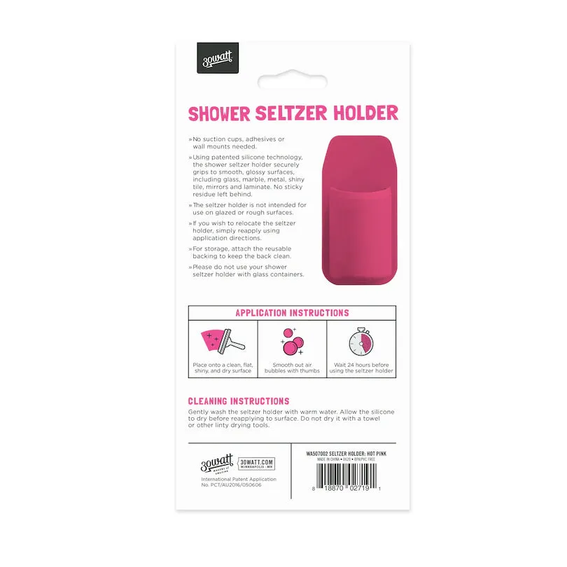 Shower Drink Holder For Seltzer