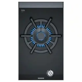 Siemens ER3A6AB70 iQ700 30cm Domino Wok Burner Gas Hob - Black