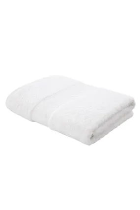 Silk Bath Towel 70cm x 127cm - White