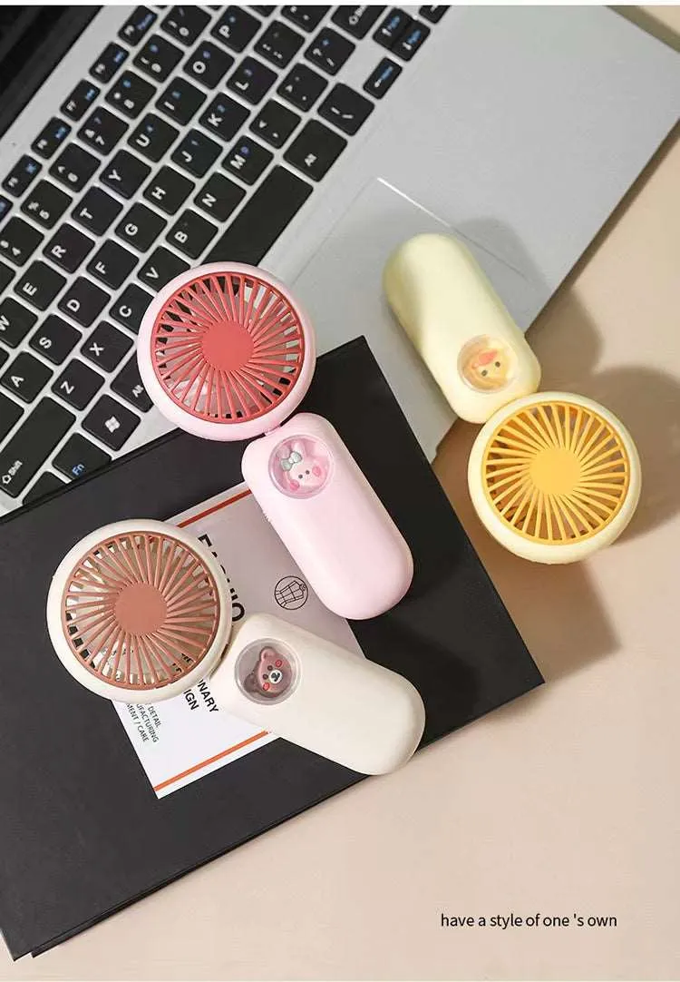 Simple Design Lovely Small USB Charger Fan