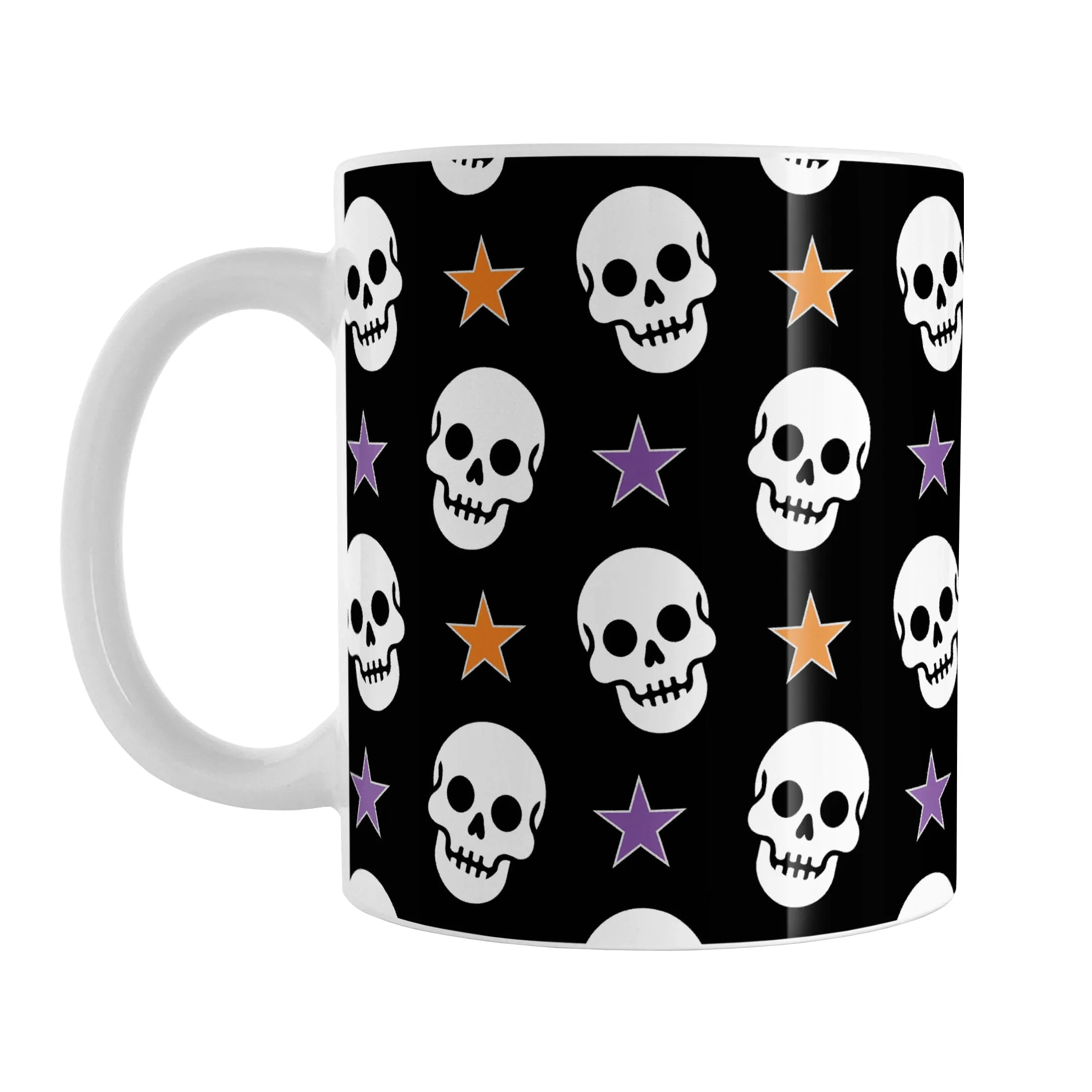 Skulls and Stars Halloween Mug