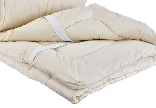 Sleep & Beyond myPad Washable Wool Mattress Pad w/Straps