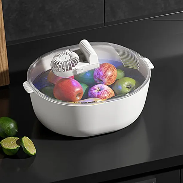 Smart Antibacterial Defrosting Tray With Drip Basket And Transparent Lid DC-250