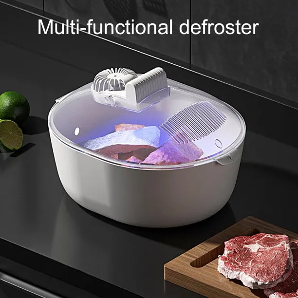 Smart Antibacterial Defrosting Tray With Drip Basket And Transparent Lid DC-250