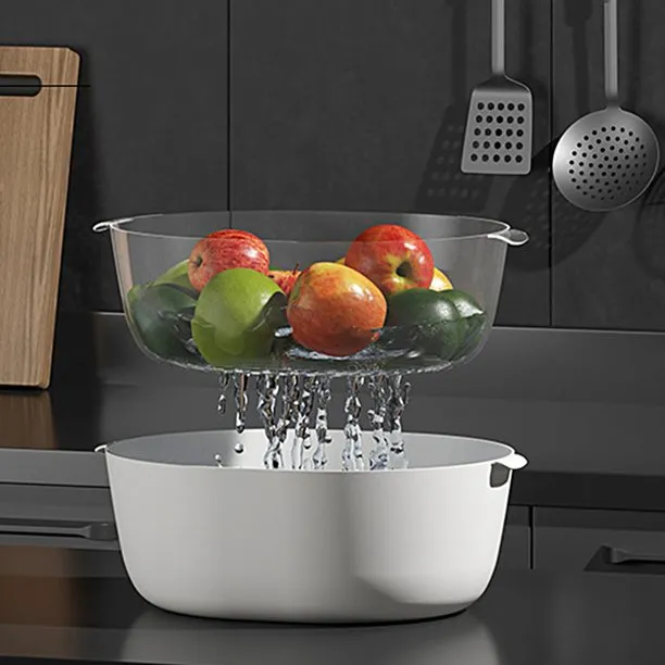 Smart Antibacterial Defrosting Tray With Drip Basket And Transparent Lid DC-250