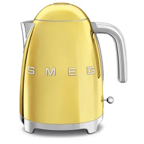 SMEG KLF03GOUK 1.7 Litre 50's Style Kettle, 22.6cm Wide - Gold