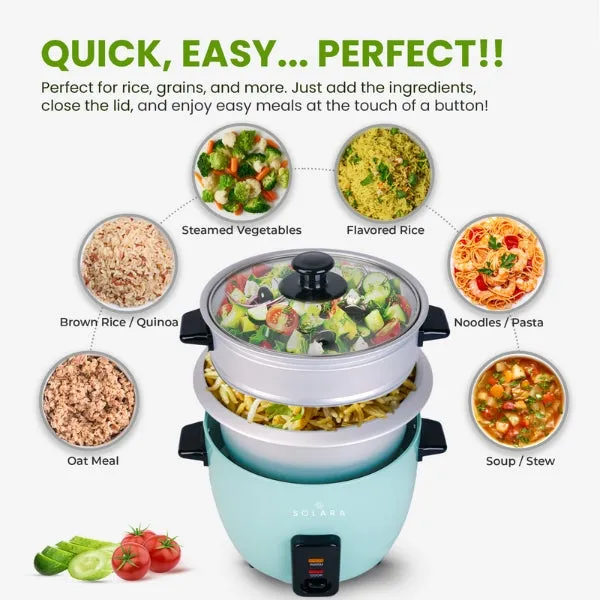 Solara Electric Rice Cooker - One Touch