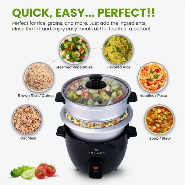 Solara Electric Rice Cooker - One Touch