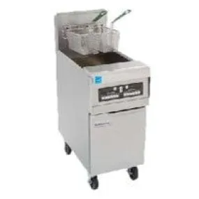 Split Frypot Gas Fryer with (12 12 Ltr) Oil Capacity with CM3.5 controller , (WITHOUT COVER)