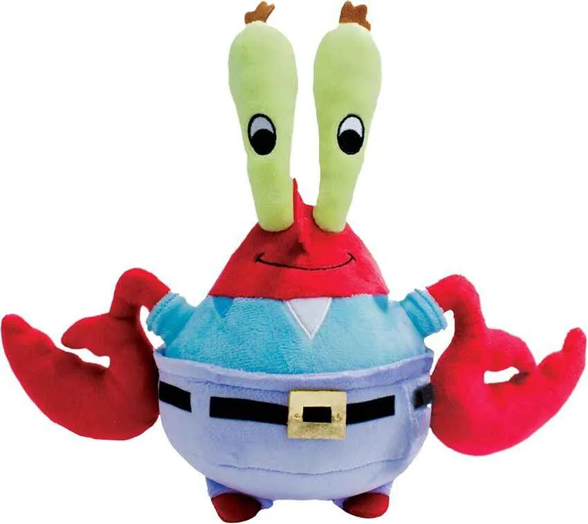 Sponge Bob Square Pants - Mr. Krabs 9 Inch Small Soft Plush