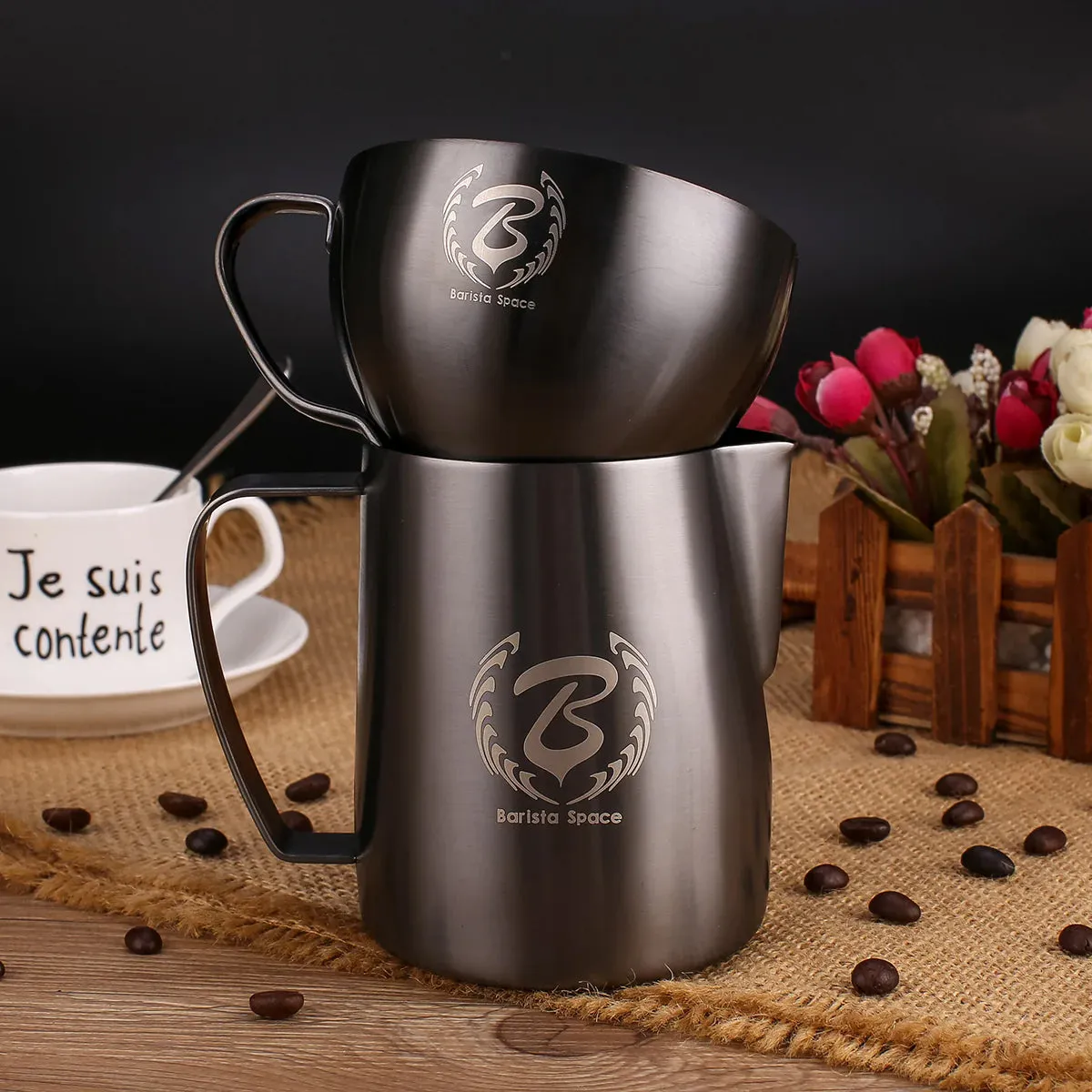 Stainless Steel Coffee Cup 250ml Sandy