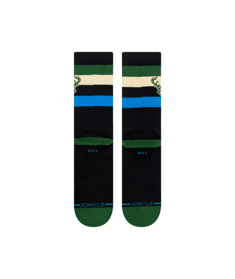 Stance Men's NBA Milwaukee Bucks ST Crew Socks