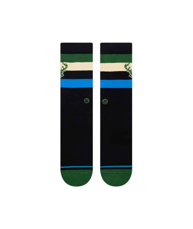 Stance Men's NBA Milwaukee Bucks ST Crew Socks