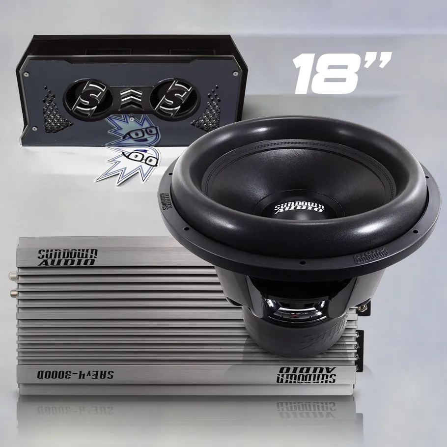 Sundown Audio SAEv4-3000.1D   Z-Series ZV6 18" D2   FREE Reflective Fannie