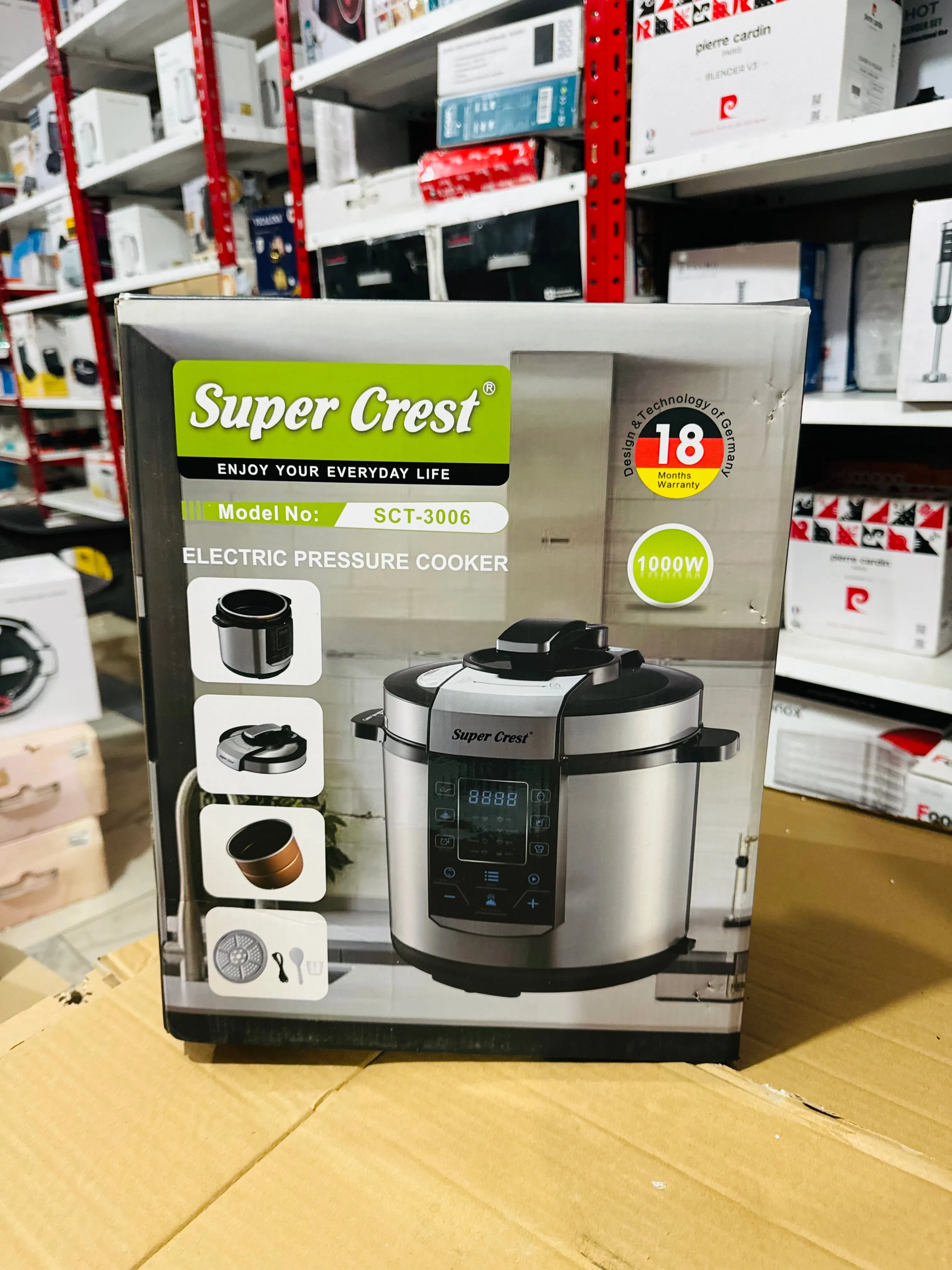 Super Crest Electric Pressure Cooker SCT-3006