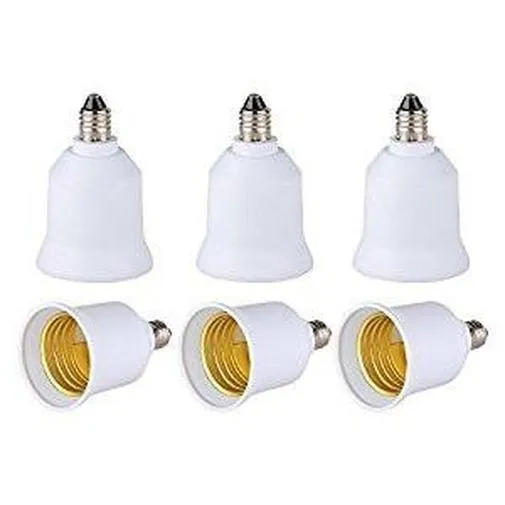 T4 Bulb Adapter for Mini Candelabra Chandelier Ceiling Fan light