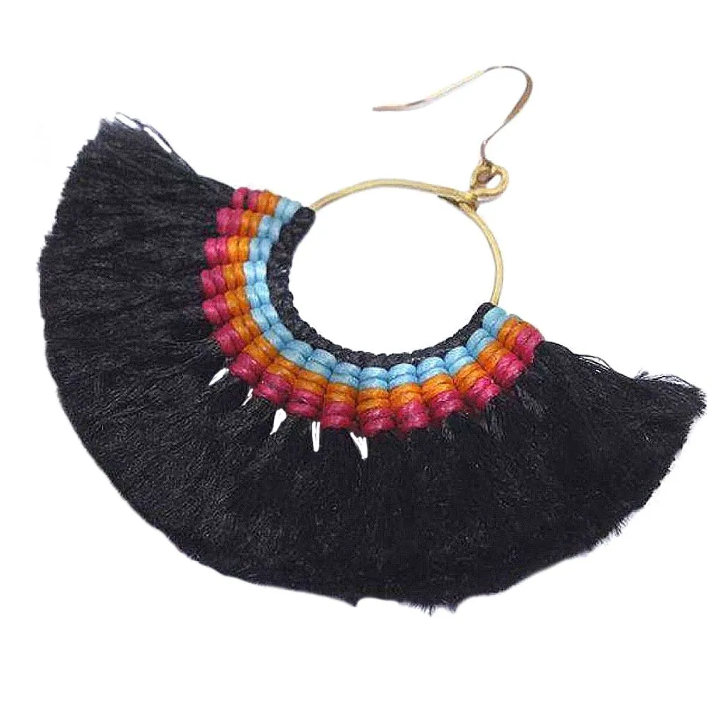 Tassel Fan Earrings