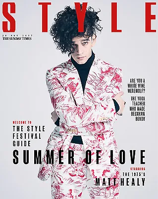 THE 1975 MATT HEALY Photo Cover UK STYLE MAGAZINE May 2017 NEW