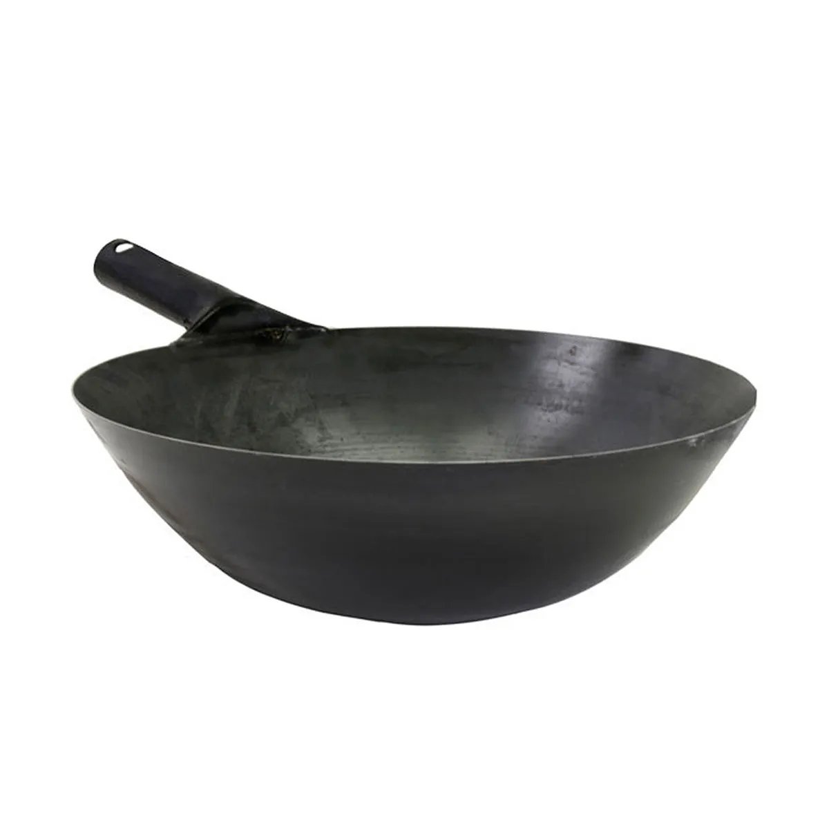 Thunder Group IRWK001 Iron Wok w/ Handle, 14"