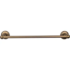 Top Knobs ED6GBZD Edwardian Bath Towel Bar 18 Inch Single - Plain Bplate German Bronze