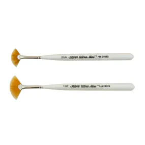 Ultra Mini® Fan 12/0 Short Handled Brush