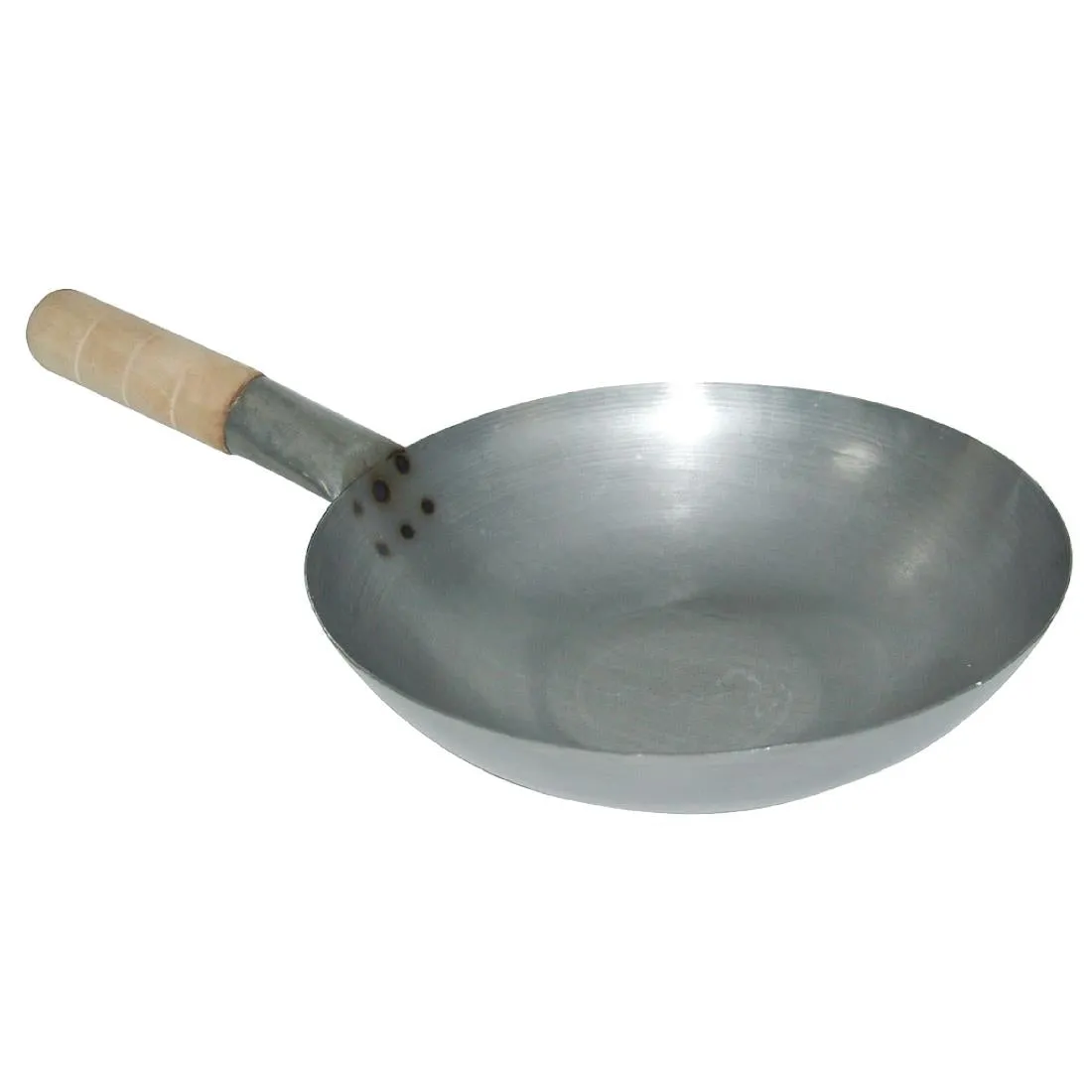 Vogue Mild Steel Wok Flat Base 356mm - K297