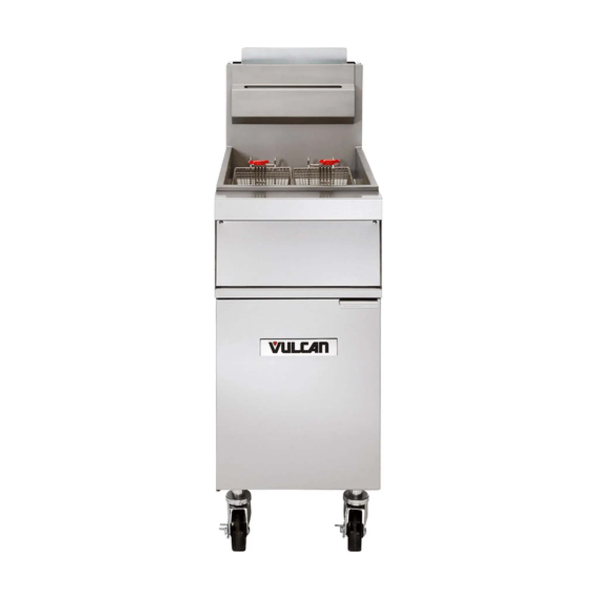 Vulcan 1GR65M-1C 65-70 Lb. Natural Gas Floor Fryer - 150,000 BTU