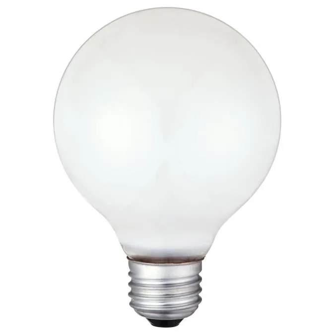 Westinghouse 0312100 25 Watt Incandescent G25 Globe - 2700 Kelvin - Warm White - 180 Lumens - E26-Medium Base - 120 Volt - Box