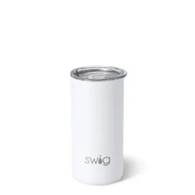 White Slim Tumbler 12oz