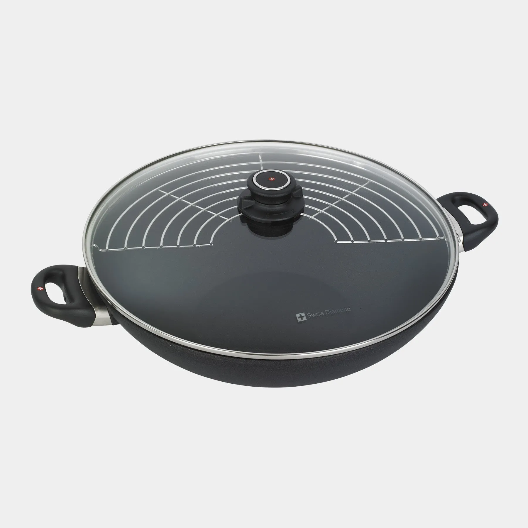 XD Nonstick Wok with Glass Lid