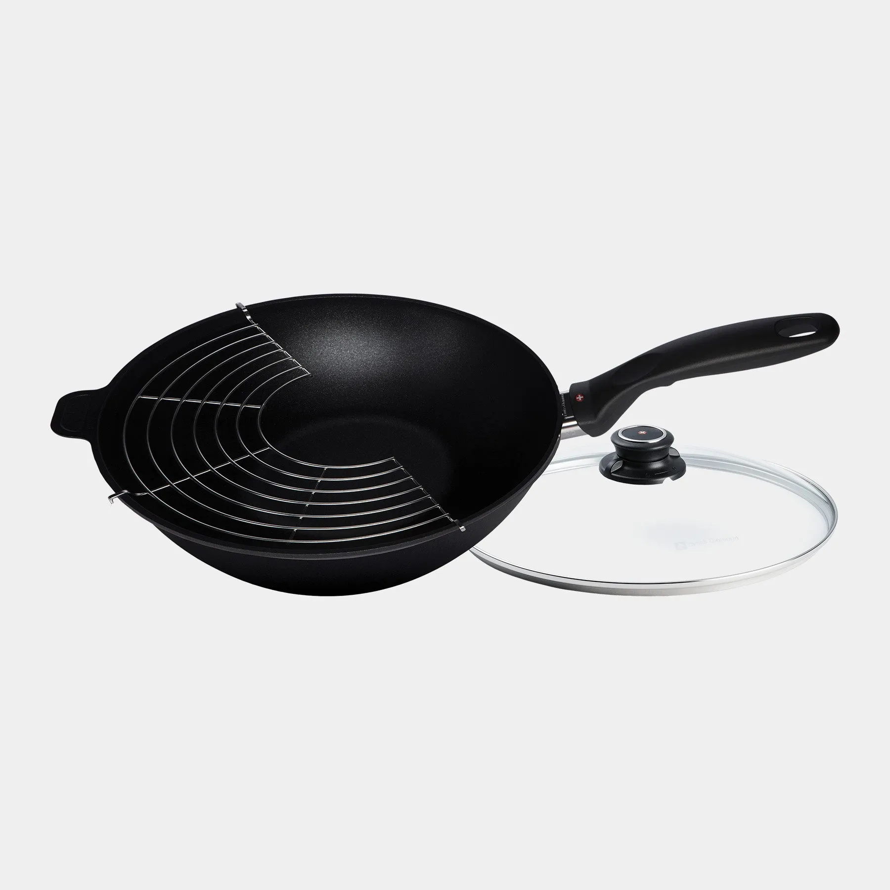 XD Nonstick Wok with Glass Lid