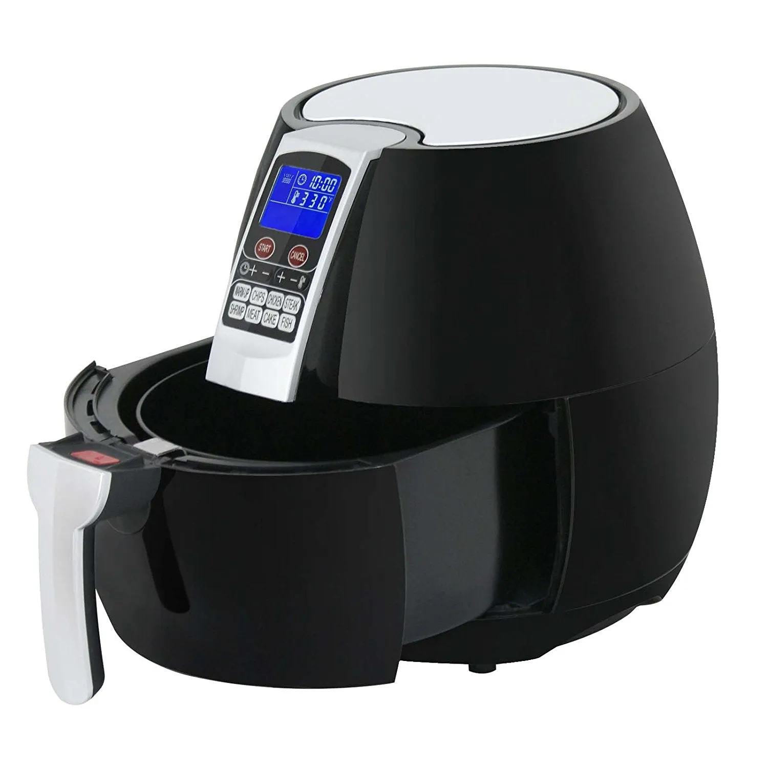 ZENY™ LCD Electric Air Fryer 3.7QT 1500W w/Temperature Control, Timer & 3.9Ft Power Cord